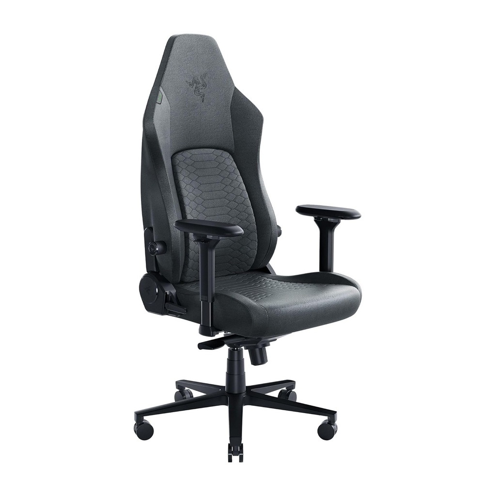 Razer Iskur V2 X Gaming Chair With Built-In Lumbar Support, High Density Foam Cushions, 2D Armrests - Light Gray