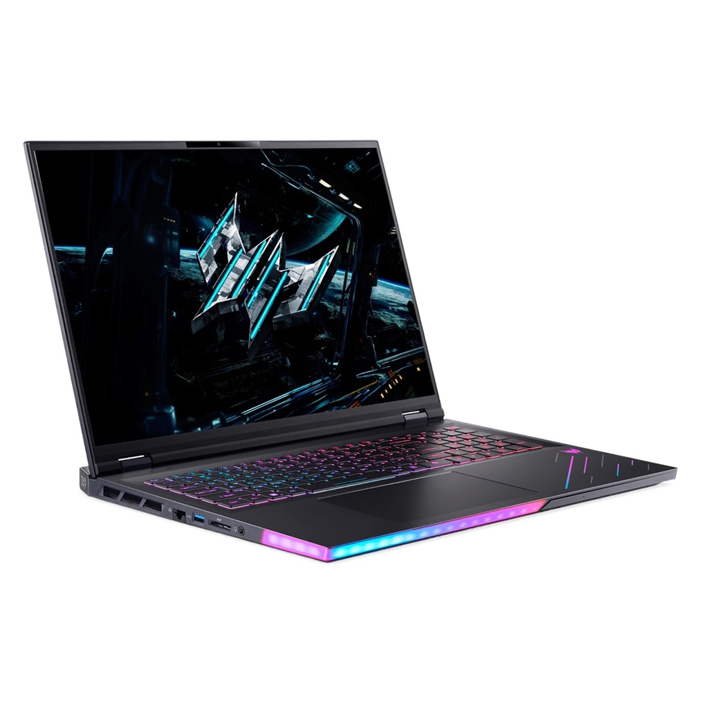 Acer Predator Helios 18 AI Gaming Laptop, Intel Core Ultra 9 275HX Processor, 48GB RAM, 1TB SSD NVMe, NVIDIA GeForce RTX 5080 16GB Graphics, 18" WQXGA IPS 250Hz Display, Per-Key RGB Backlit Keyboard, Windows 11 Home - Black