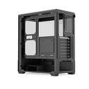 DarkFlash C365 E-ATX Fornt & Left Side Tempered Glass Case With 5 ARGB Fans - Black