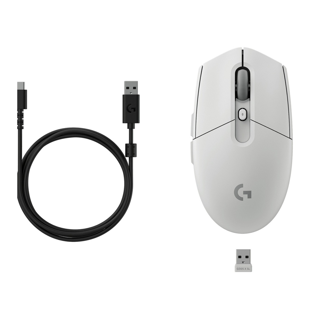 Logitech G305 X SUPERLIGHT LIGHTSPEED Bluetooth Wireless Gaming Mouse - White