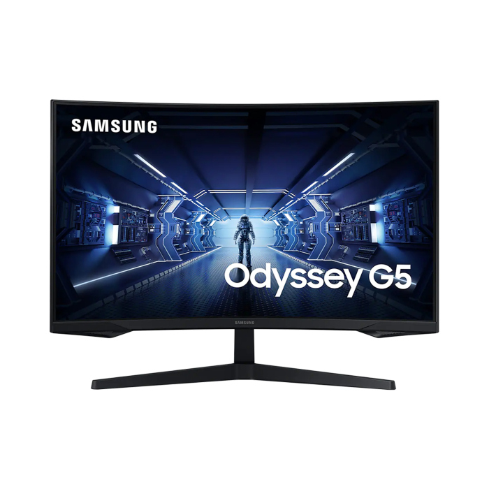 [SOGFU] Samsung Odyssey G5 LC27G55TQWM 27 Inch VA 144Hz WQHD Curved Gaming Monitor (مستعمل)