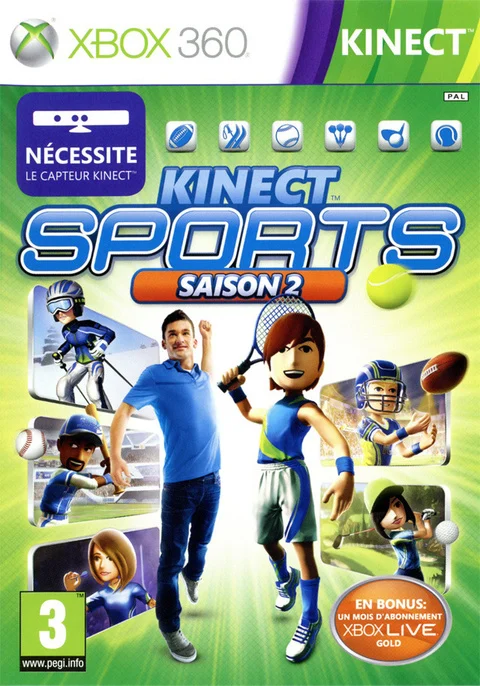 [KSS0U] Kinect Sports Season 2 - Xbox (مستعمل)