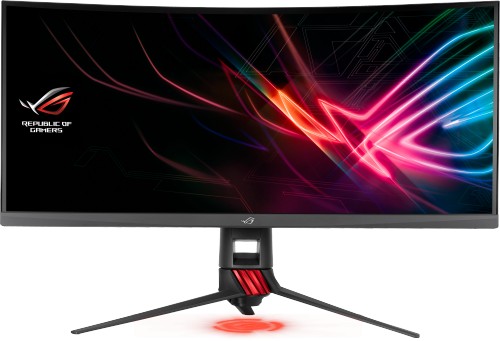 [ARSCU] ASUS ROG Strix XG35VQ Curved Gaming Monitor – 35 inch 1ms UWQHD (3440x1440), 100Hz, Adaptive-Sync(FreeSync™), Extreme Low Motion Blur | XG35VQ (مستعمل)