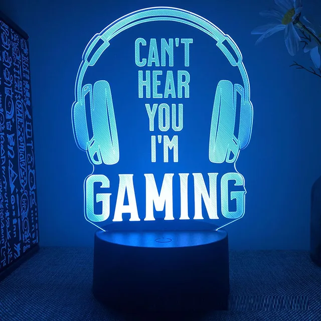 [L3N8N] Light 3D night Can't Hear I'm Gaming
