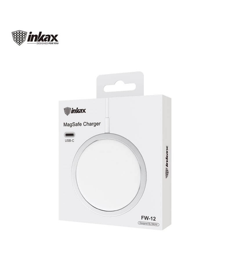[IM10N] Inkax Magsafe 15W Magnetic Wireless Charger for Iphone with Type C Port FW-12