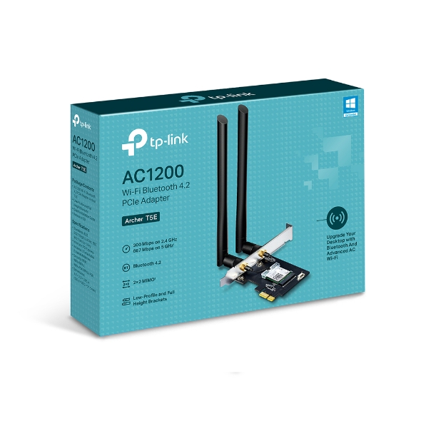 [TLA1U] TP Link AC1200 WiFi Bluetooth 4.2 PCIe Adapter (Used)