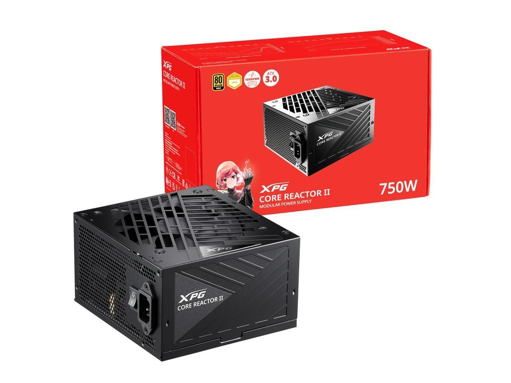 [X8P0U] XPG 850W PSU KYBER Power Supply Unit 80 Plus Gold (Used)