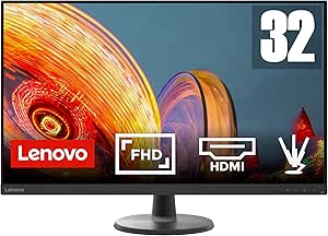 [LD30U] Lenovo D32-40(C22320FD0) 32 Inch PC Monitor | FHD, 1080p, 60Hz, 5ms, HDMI, DP (مستعمل)