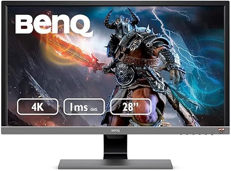 [BEG0U] BenQ EL2870U Gaming Monitor 28" 4K UHD 1ms 60 Hz | TN | AMD FreeSync | Eye-Care Tech | Anti-Glare | Brightness Intelligence (مستعمل)