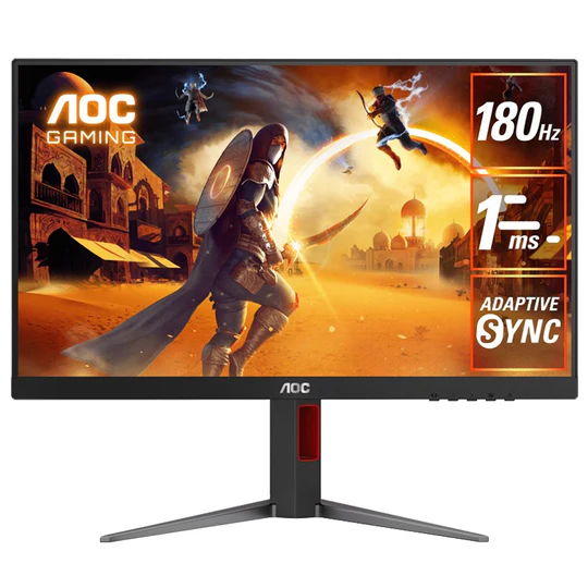 AOC 27G4 27" FHD 180Hz IPS HDMI 2.0 1ms Gaming Monitor - Black