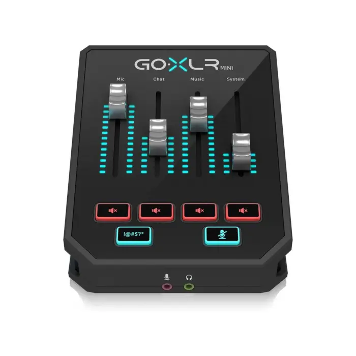 [THG0U] TC Helicon Go XLR Mini Online BroadCast Mixer With USB/Audio Interface And Midas Preamp - Black (مستعمل)