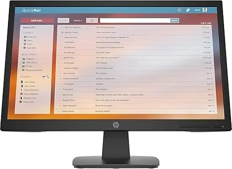 [HPG3U] HP P22v G4 21.5" Full HD LED LCD Monitor 22" Class - 5 ms On/Off - 60 Hz - HDMI - Black (Used)