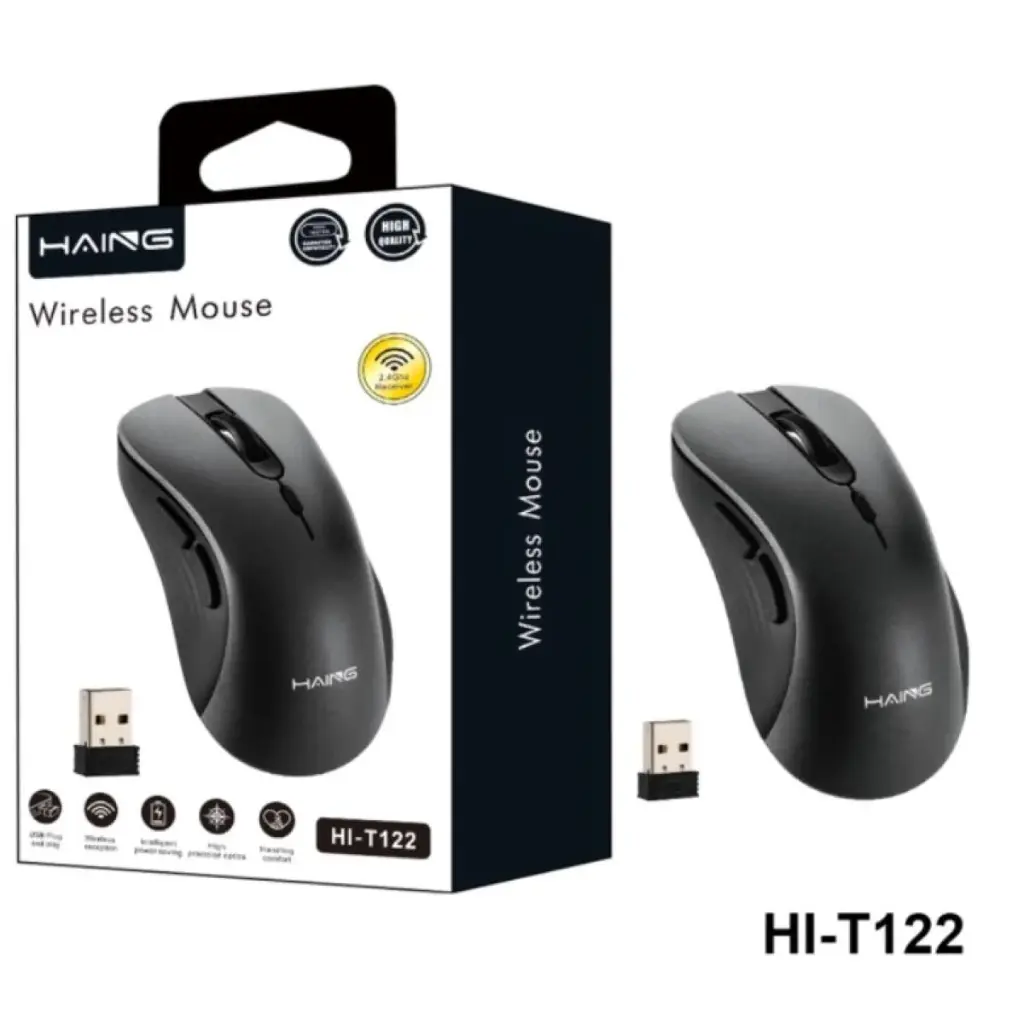 [HHT0N] Haing Hi T122 2.4g Wireless Mouse With Type C Connector