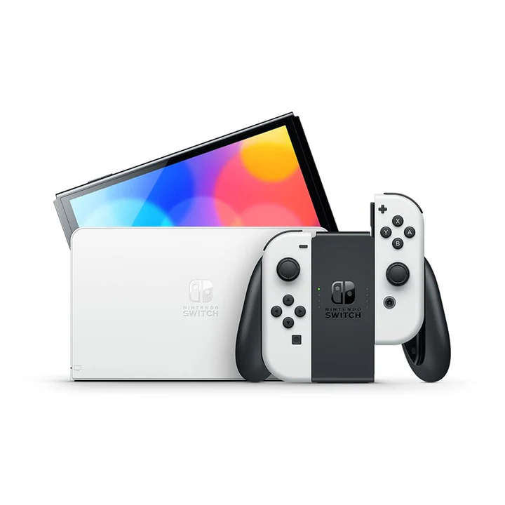 [NSOXU] Nintendo Switch OLED Console with White Joy-Con (مستعمل)