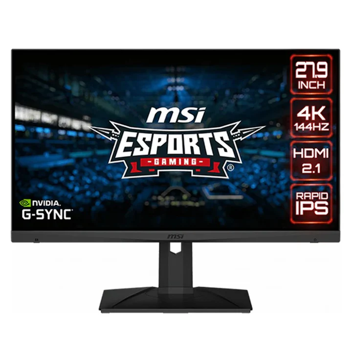 [MOM4U] MSI Optix MAG281URF, 28" 4K UHD, HDMI 2.1, 144Hz, 1ms, Rapid IPS Smart Gaming Monitor