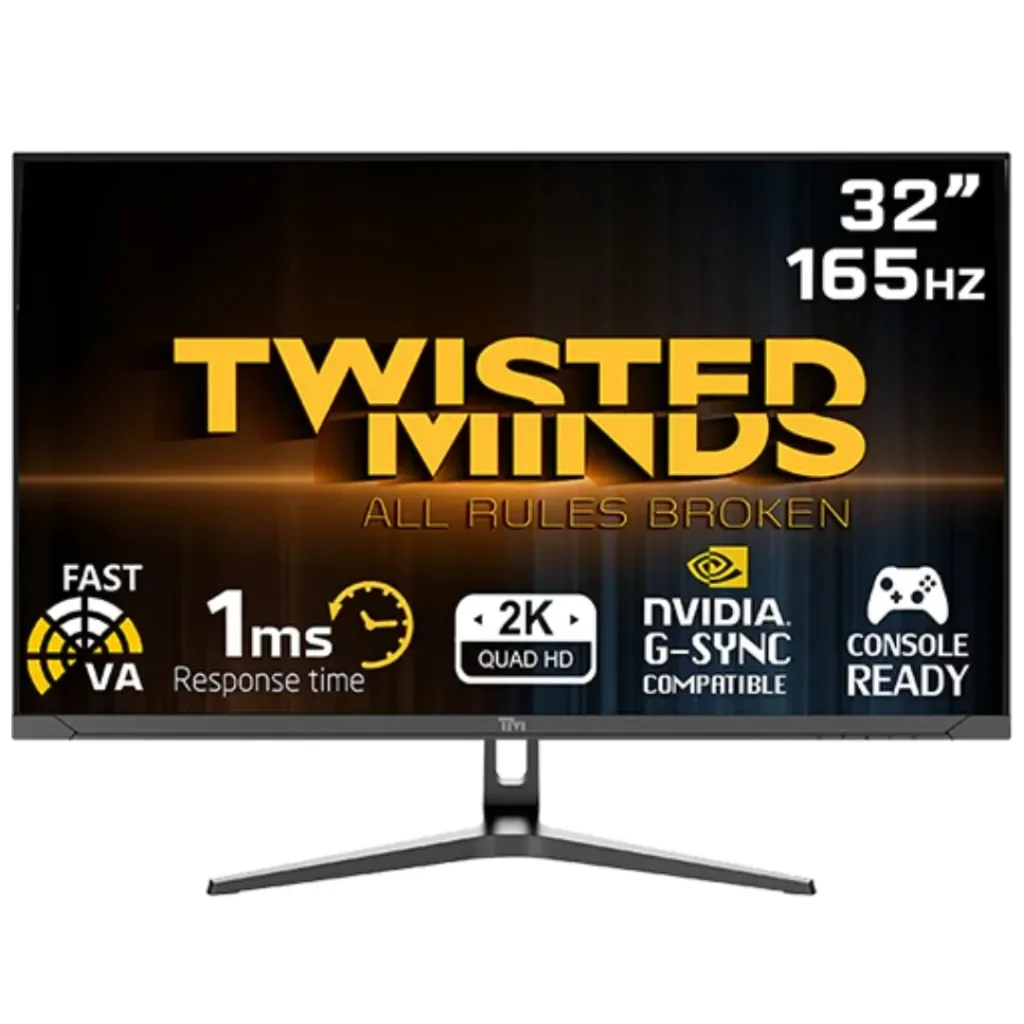 [TME3N] Twisted Minds Eclipse 32-inch Gaming Monitor | (QHD) | 165Hz | 1ms | TM32QHD165VA-VA