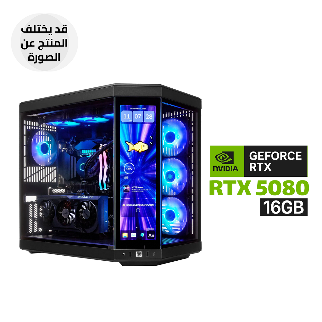 Gaming PC AMD Ryzen 7 9800X3D, ASUS ROG STRIX X870-E WIFI-7, 64GB DDR5 RAM, 2TB NVMe Gen4 SSD, ASUS ASTRAL RTX 5080 16GB Graphics, ROG Strix Platinum 1000W PSU, Asus 360mm ARGB LCD Liquid Cooler, HYTE Y70 Touch Infinite Case, Asus 6x RGB Fans, Windows 11