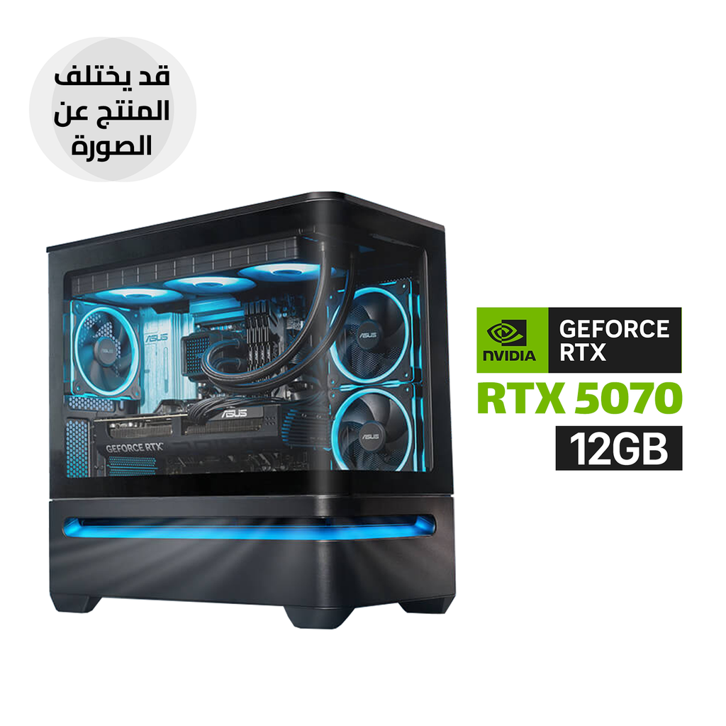 [NS031065] Gaming PC i7-14700F Processor, MSI B760 D5 WIFI Motherboard, 32GB RAM DDR5 (6000), 2TB NVMe SSD, RTX 5070 12GB VGA, 850 WATT GOLD PSU, L240 Liquid Cooler, Asus Prime AP202 Mid Tower Case 3x ARGB Fans, Windows 11 Pro (License)