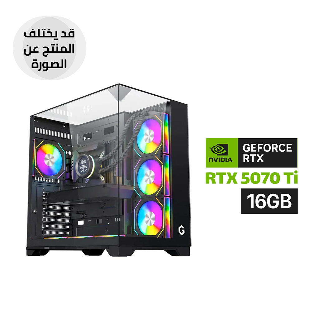 [NS030793] Gaming PC i7-14700K, ASUS Z790-P WiFi, 32GB DDR5, 2TB NVMe SSD, RTX 5070 Ti 16GB, L360 Liquid Cooler, 850W Gold PSU, GameOn Valkyrie I Case 7x Fans, Windows 11 Pro