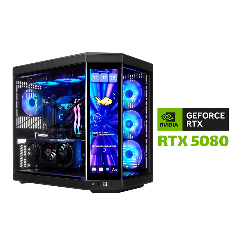 [NS027814] Gaming PC i9-14900K,Asus TUF Z790 WIFI Motherboard ,64GB D5 (6000) Ram,SAMSUNG 990 PRO 2TB (7400), RTX 5080 16GB VGA,ASUS TUF 1200 WATT PSU GOLD,NZXT Kraken Elite 360 Liquid Cooler,HYTE Y70 TOUCH INFINITE Case,ASUS TUXF6X FAN,Win 11 Pro