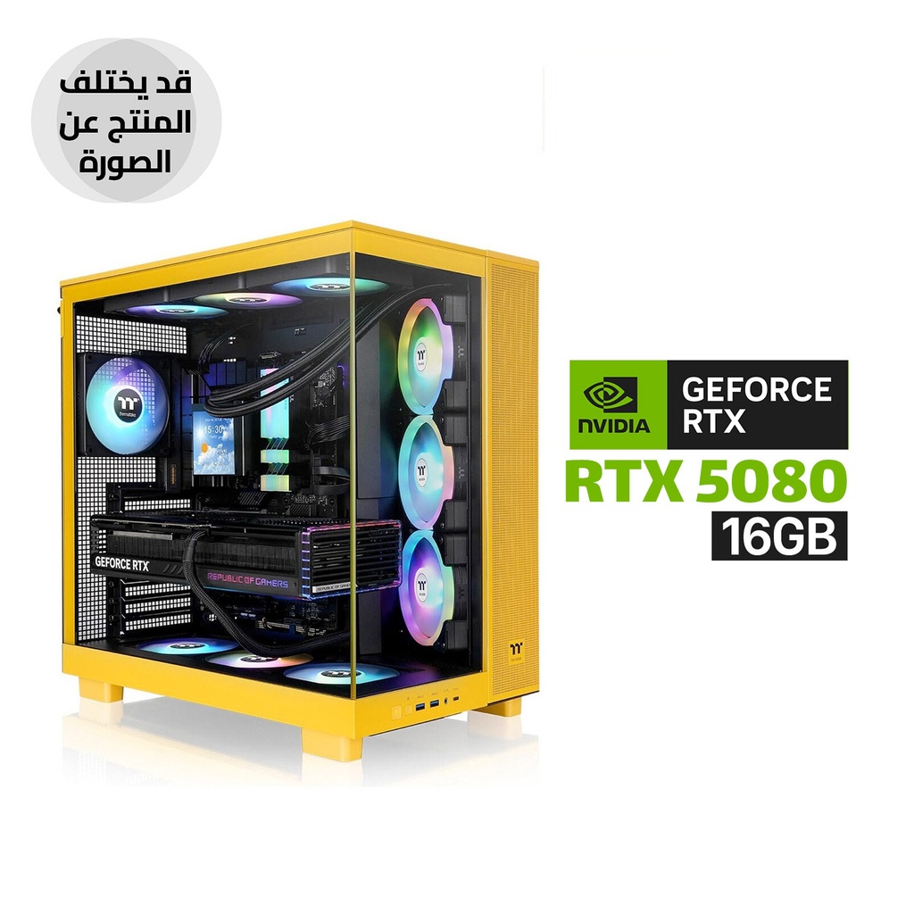 [NS031717] Gaming PC Ryzen 7 9800X3D, ASUS ROG STRIX X870-H WiFi 7, 32GB D5 6000, 2TB NVMe Gen4, RTX 5080 16GB, Asus ROG 1200W Platinum PSU, Asus ROG Strix L360 LCD AIO, TT View 380 XL with 4 ARGB Fans, Lian-Li Strimers, Win 11 Pro