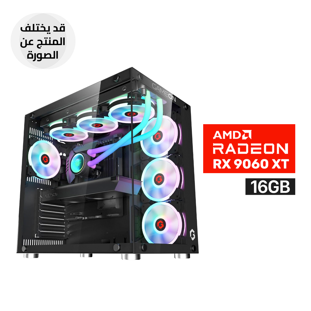 [NS032400] Gaming PC RYZEN 7-9700X, GIGABYTE B650 Motherboard, 16GB DDR5 RAM, 1TB SSD NVMe, Asrock Radeon RX 9060 XT 16GB VGA, 750 WATT GOLD PSU, L240 Liquid Cooler, GameOn Emperor Arctic II Series Case with 7x ARGB Fans, USB WIFI Adapter, Windows 11 Pro (License)