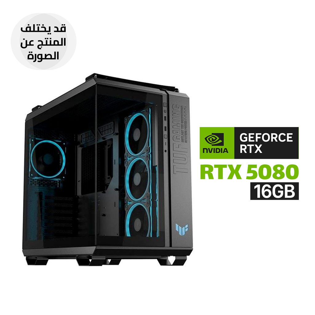 Gaming PC RYZEN 7-9800X3D, ASUS TUF X870 WIFI, 32GB RAM DDR5, 2TB SSD NVMe, ASUS RTX 5080 16GB Noctua VGA, NOCTUA Chromax 140mm CPU Air Cooler, ASUS TUF 1000 WATT GOLD PSU, Asus TUF Gaming GT502 Horizon Case, 3X ASUS RGB Fans, Wind 11 Pro (License)