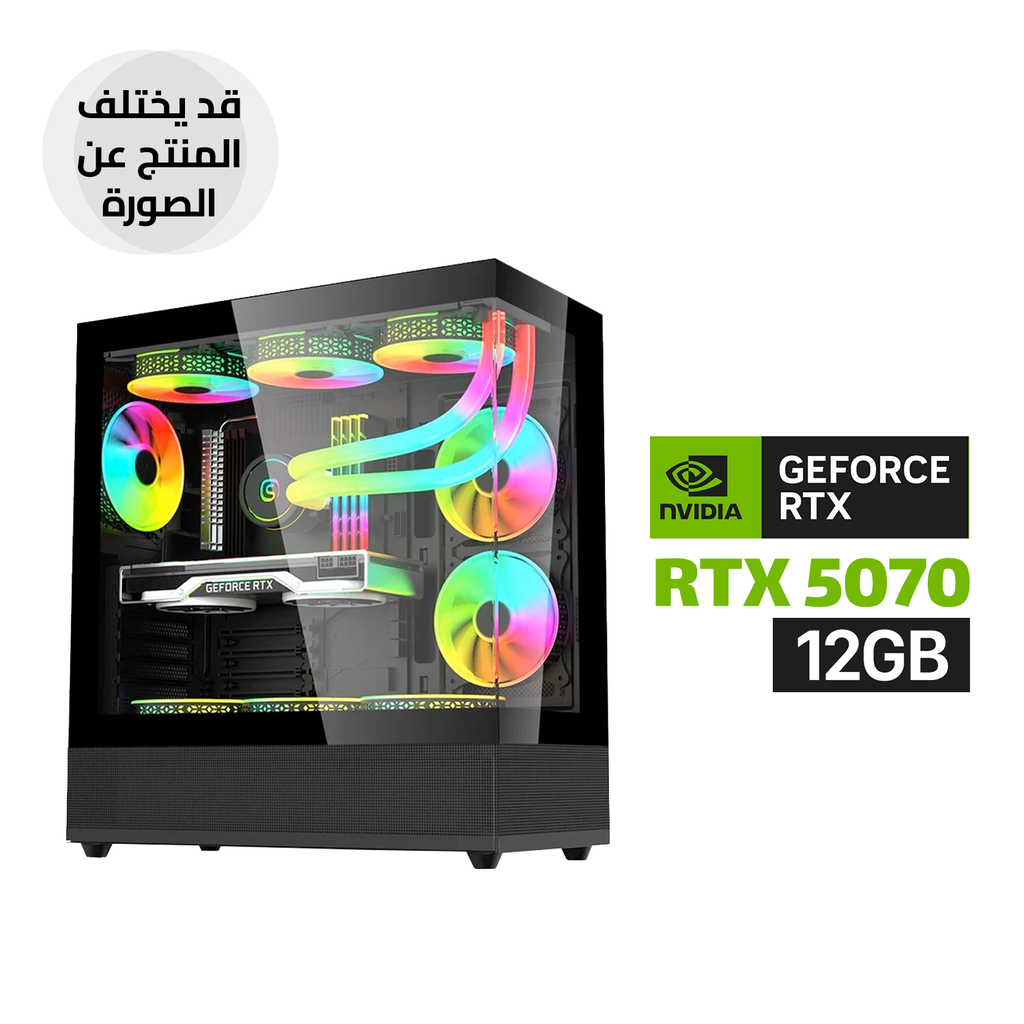 Gaming PC i7-14700F, MSI BOMBER B760 D5 WIFI Motherboard, 32GB DDR5 6000MHz, 1TB NVMe SSD, RTX 5070 12GB GPU, 850W Gold PSU, L240 Liquid Cooler, Acer V930B Mid Tower 6x RGB Fans, Windows 11 Pro