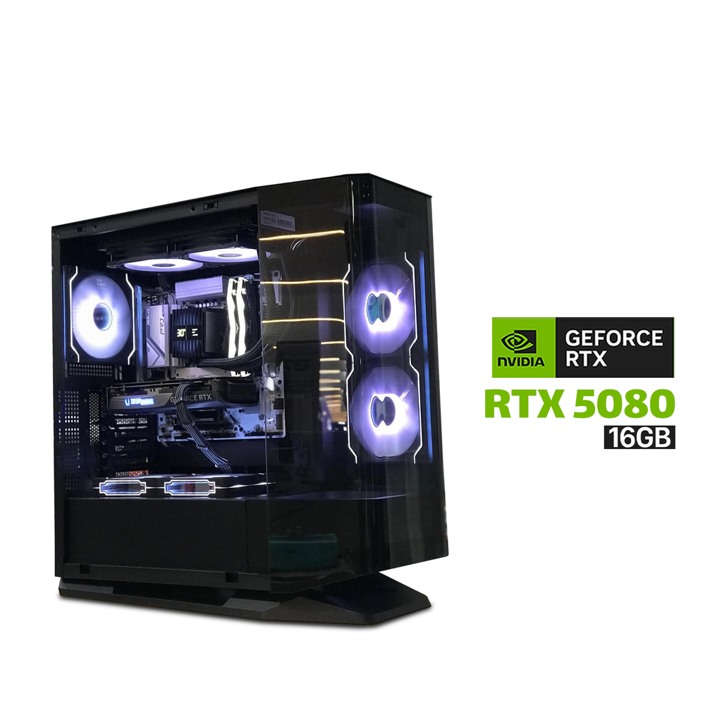 Gaming PC i7-14700K CPU, Asus Prime Z790-A WiFi DDR5 MotherBoard, 32GB DDR5 (6000) RAM, 2TB NVMe Gen-4 (7400) SSD, RTX 5080 16GB VGA, MSI Prime L360 Liquid Cooler, 1000 WATT GOLD PSU, Cougar FV270 Mid Tower Case, 6x RGB Fans, Windows 11 Pro License