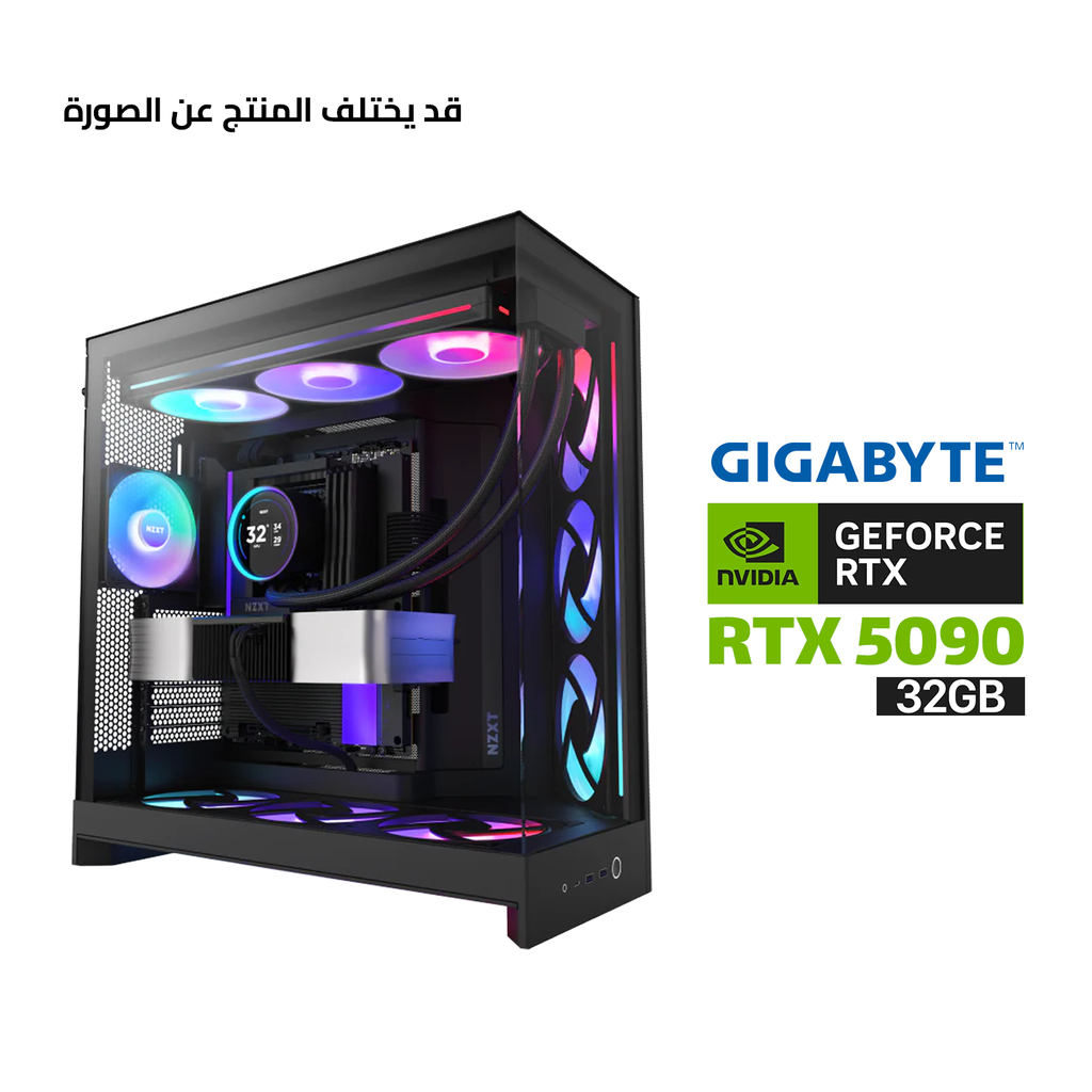 Gaming PC i9-14900K, Gigabyte Z790 AORUS MASTER X DDR5 WiFi, 64GB DDR5 6000, Kingston 2TB Gen-5 SSD 14700, RTX 5090 Aorus Master OC 32GB, ASUS TUF 1200W Gold PSU, NZXT Kraken Elite Liquid Cooler, NZXT H9 Flow RGB+ Case, Win 11 Pro