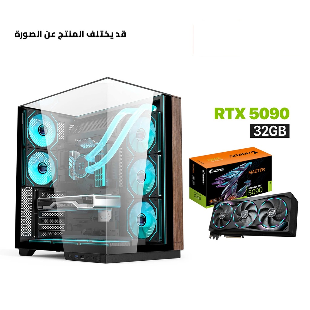 [NS031219] Gaming PC Intel Core i9-14900KS, Z790 AORUS XTREME X WiFi 7 Motherboard, 64GB DDR5 (6000), 4TB NVMe Gen-5 SSD, Gigabyte RTX 5090 AORUS Master OC 32GB GPU, ASUS TUF 1200W Gold PSU, Tryx Panorama SE 360 ARGB Liquid Cooler, Acer V333 Case 8x Fans, Win 11 Pro