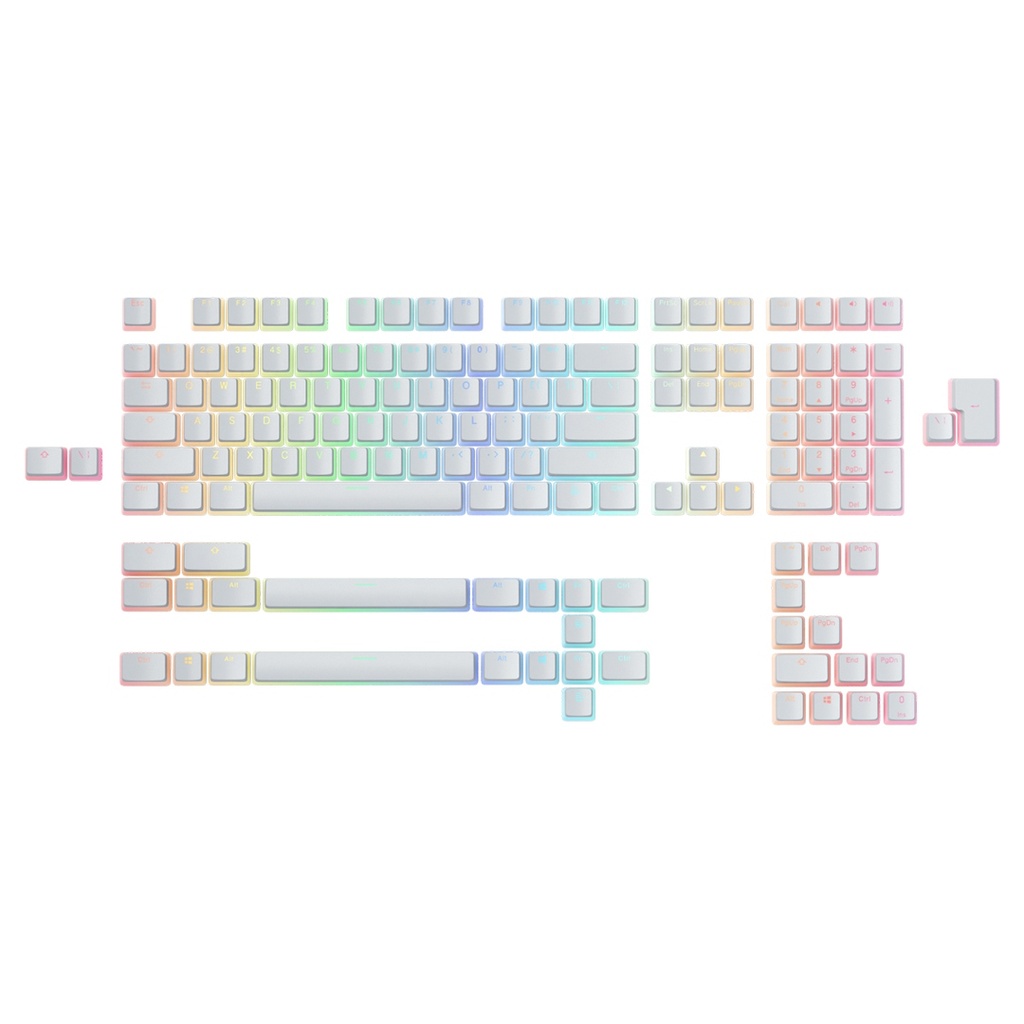 Glorious Aura Machanical Keycaps (Full 145-Key Set) - Aura White