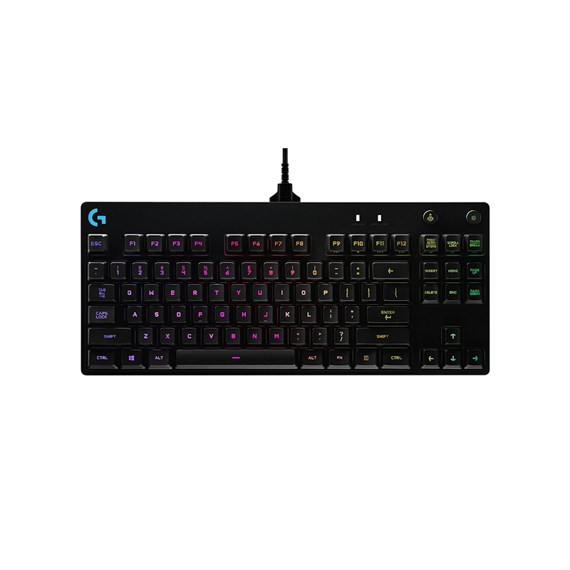 Logitech G Pro RGB TKL Mechanical Gaming KeyBoard GX Blue Clicky Switch