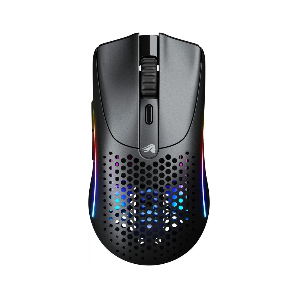 [NS026770] Glorious Model O2 Mini Ultralight Ambidextrous RGB Wireless Gaming Mouse 57g 26,000 DPI - Black