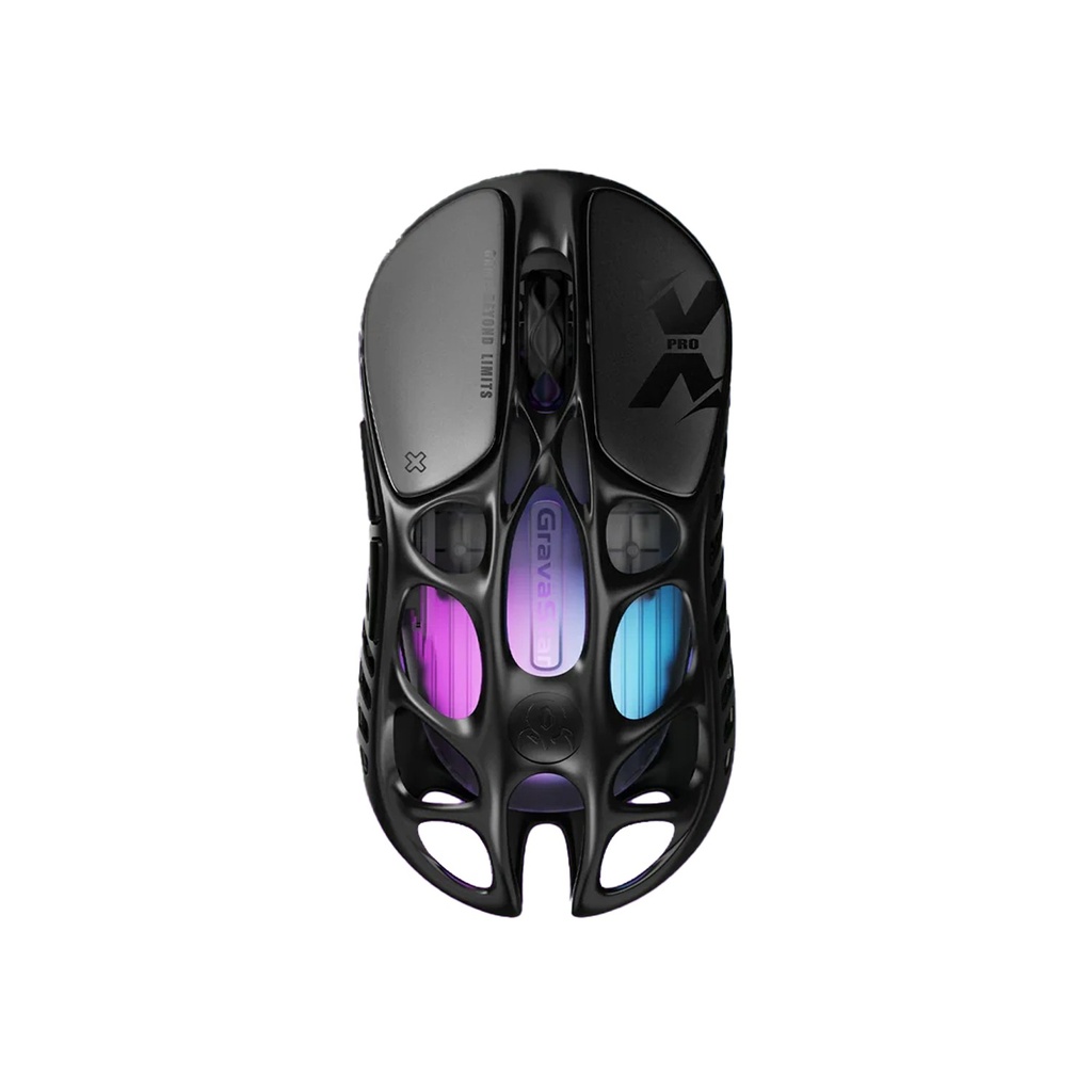 [NS031645] Gravastar Mercury X Pro Magnesium Alloy Frame Wireless/Bluetooth/Wired Gaming Mouse - Galaxy Black