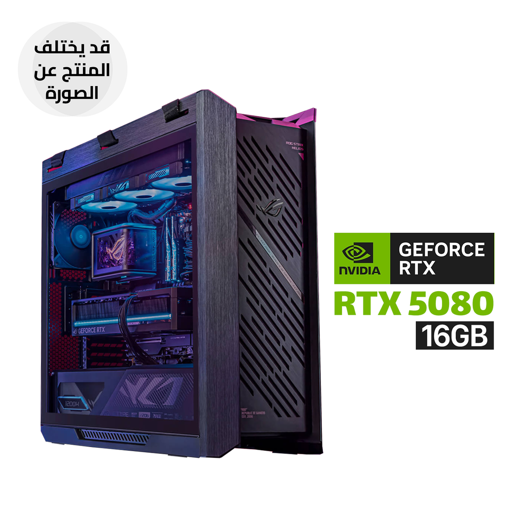 Gaming PC Ultra 9-285K, ROG STRIX Z890-F GAMING WIFI, 32GB DDR5 Ram (6000), 2TB SSD NVMe Gen-4, ROG Astral GeForce RTX 5080 16GB, ROG STRIX 1200W Platinum PSU, ROG RYUO IV 360 ARGB Liquid Cooler, ROG Strix Helios II Case, 4x Fans, Windows 11 Pro (License)