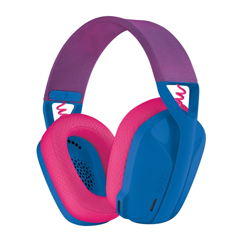 [NS004746] Logitech G435 Light Speed Wireless/Bluetooth Gaming Headset For PC & PS5/4 - Blue/Raspberry