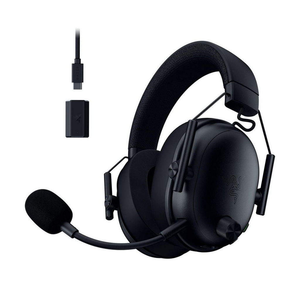 [NS032306] Razer BlackShark V3 Wireless+Bluetooth Esports Gaming Headset For Works with PS5™, PS4, PC, Mac & Smartphones, Long Battery Life - Black | RZ04-05410300-R3G1
