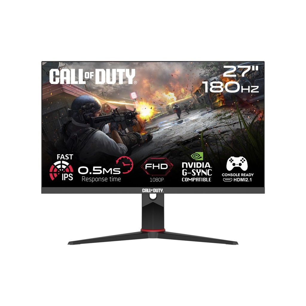 [NS015886] Gameon Call Of Duty officially licensed 27" FHD Gaming Monitor IPS 180Hz 0.5ms HDMI 2.1 freeSync Premium Pro & G-Sync