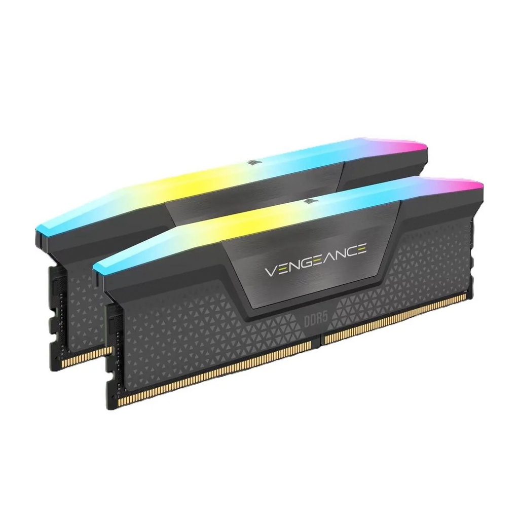 [NS032492] Corsair Vengeance RGB 32GB (2x16GB) DDR5 6000MHz C36 Memory Kit -Black