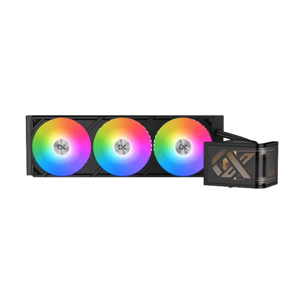 Xigmatek Alpha Connect Ultra 360 ARGB AIO CPU Liquid Cooler - Black