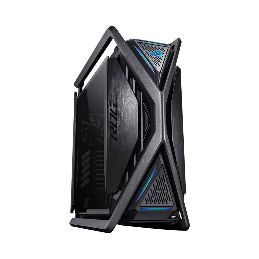 Asus Rog Hyperion GR701 BTF Edition Full Tower Aluminum Steel Tempered Glass Two Side Panel ABS Plastic Gaming Case With 4 ARGB Fans-Black