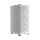 Corsair 2000D AIRFLOW Mini-ITX PC Case, Optimal Airflow Design, Mesh on All Sides, Up to 360mm Radiator - White