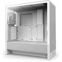 NZXT H5 Flow (2024) Compact Mid-Tower ATX Case - White