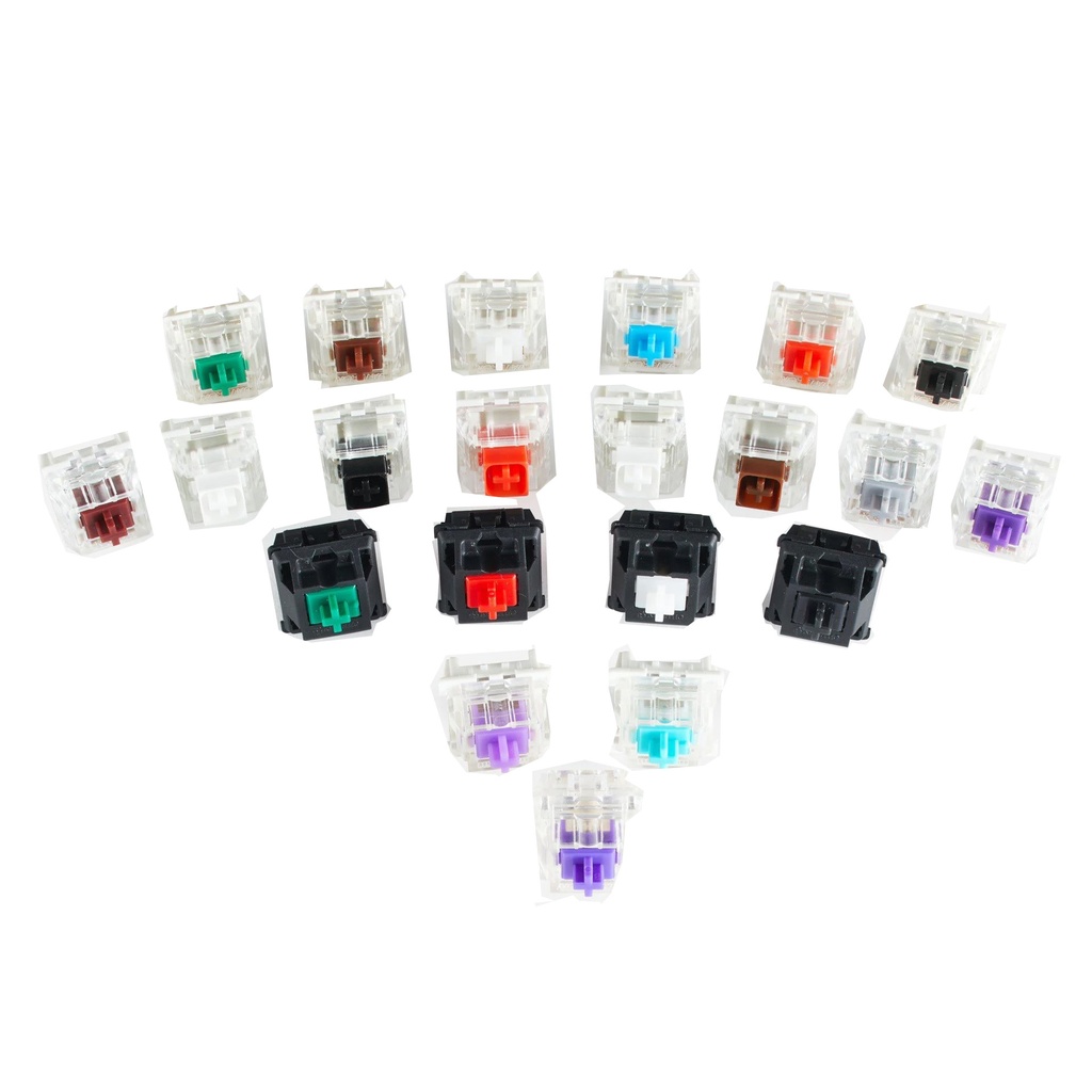Glorious Gateron Green Mechanical Keyboard Switches (120 pack) - Green