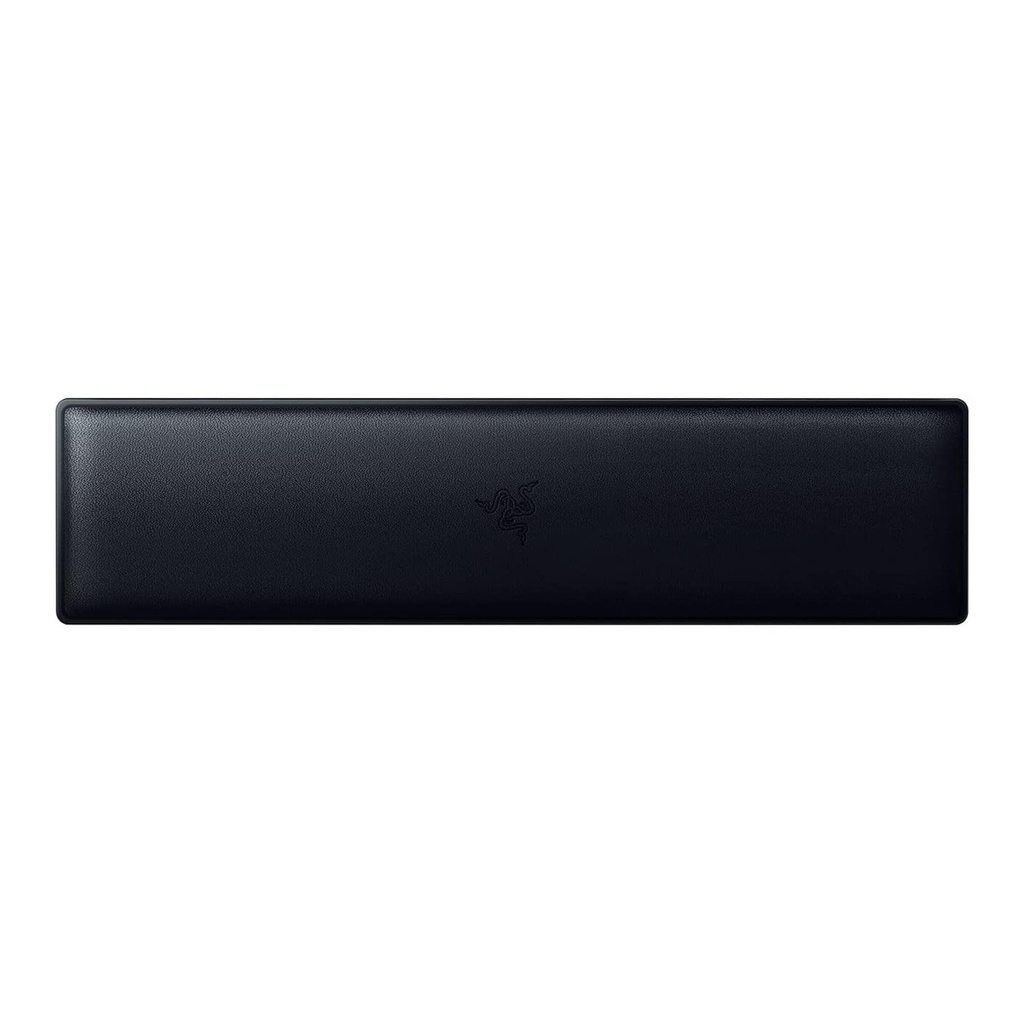 Razer Ergonomic Wrist Rest for Tenkeyless Keyboards: Plush Leatherette Memory Foam Cushion, Anti-Slip Rubber Feet - Black