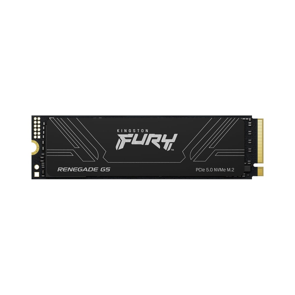 [NS030210] Kingston FURY Renegade G5 PCIe 5.0 NVMe M.2 Internal SSD, 4TB (4096GB) Capacity, Sequential Read / Write 14,800 / 14,000MB/s, 3D TLC NAND, SM2508 Controller, Black | SFYR2S/4T0