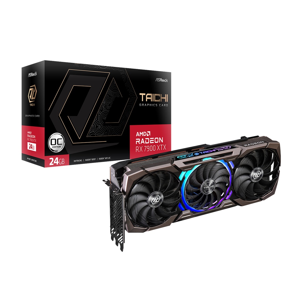 [NS016387] Asrock AMD Radeon™ RX 7900 XTX Taichi 24GB OC DDR6 - RX7900XTX TC 24GO - Graphics Card
