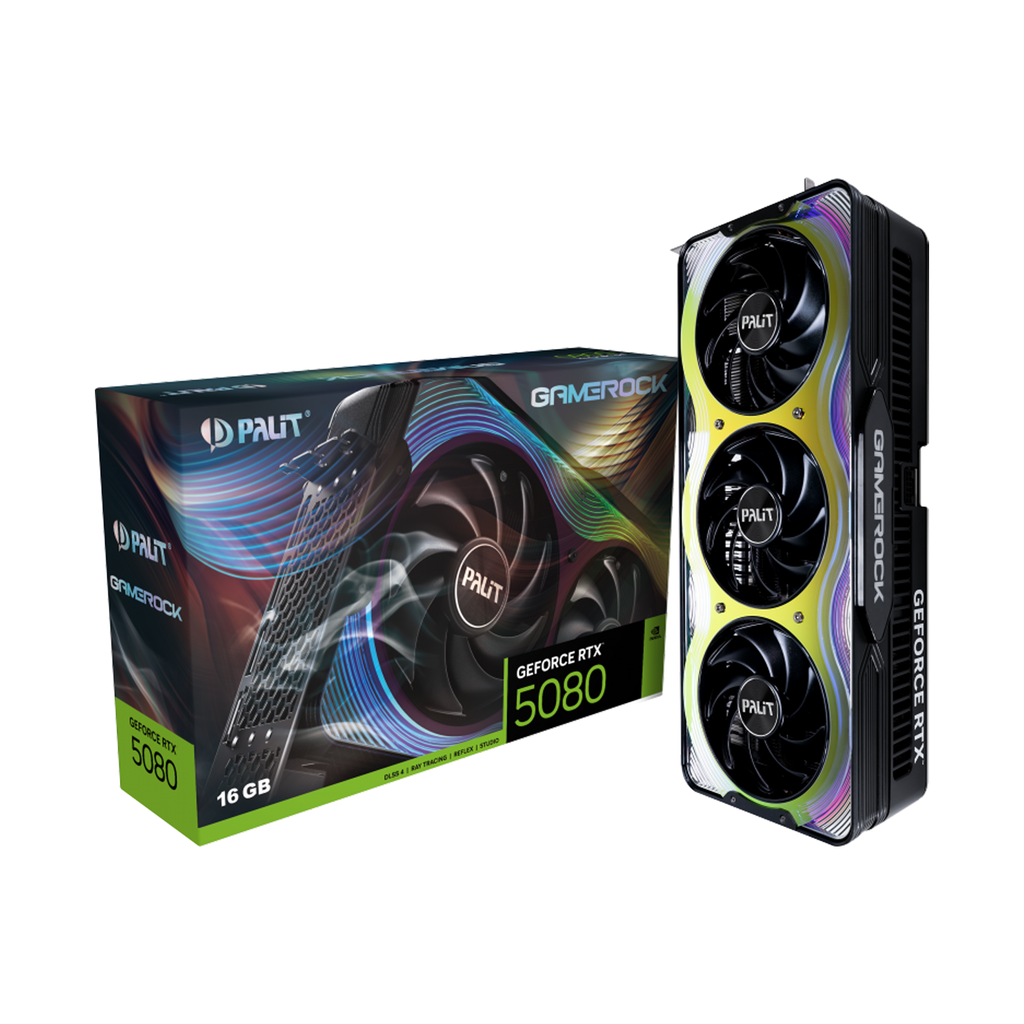 Palit GameRock Geforce RTX 5080 16GB GDDR7 Graphic Card