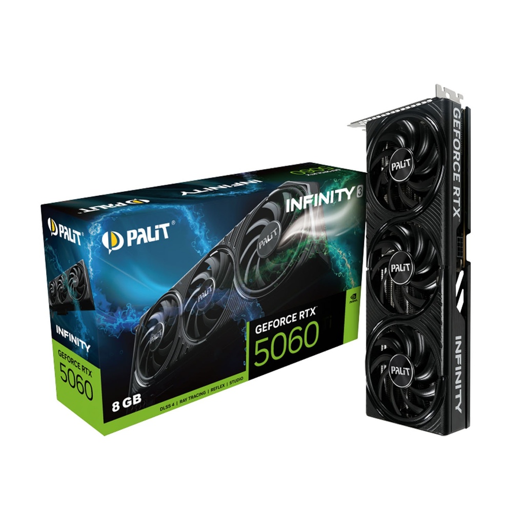 [NS029906] Palit InFinity 3 Geforce RTX 5060 8GB GDDR7 Graphic Card
